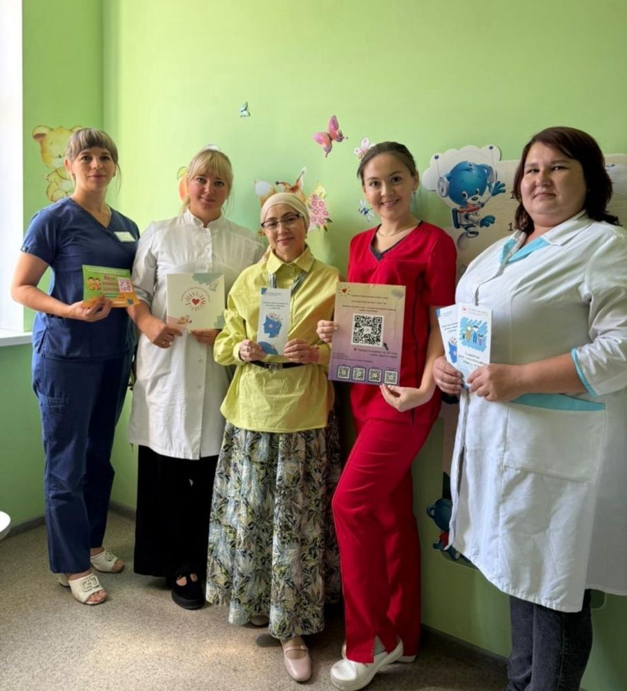 Детскую поликлинику посетила директор благотворительного фонда «Особенные дети» Латыпова Файруза Мунаваровна