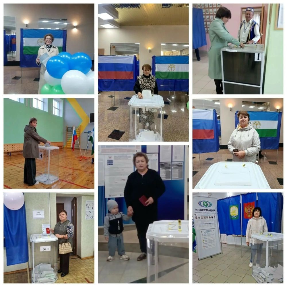 Коллектив Чишминской ЦРБ голосует с самого утра!