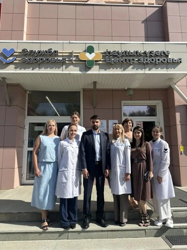 Сегодня наша команда Чишминской ЦРБ посетила Центр здоровья при ГБУЗ РБ ГКБ №5