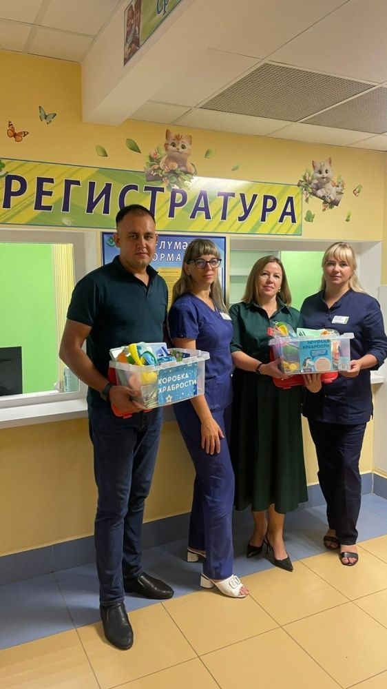 Уже больше года в детской поликлинике Чишминской ЦРБ работает замечательный проект - «Коробка храбрости»