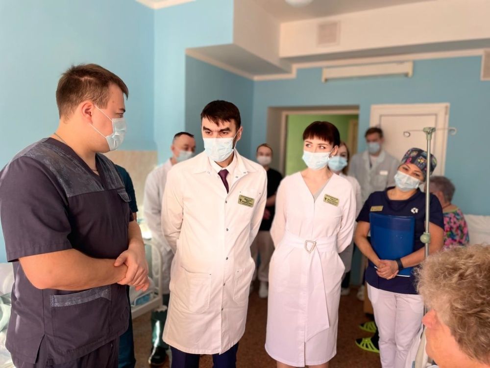 Совместный обход хирургического отделения круглосуточного стационара